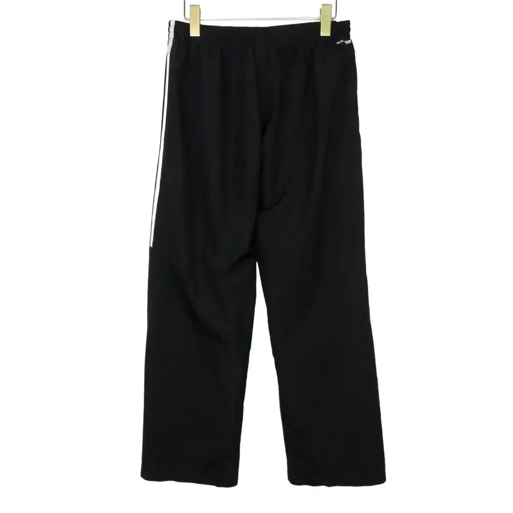 Adidas Women's Sereno Pants Black Triple Stripe Track Pants Small 360 Pants